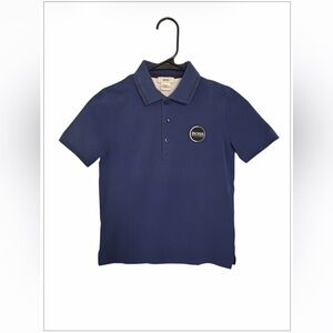 Hugo Boss Navy Blue Short Sleeve Polo